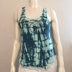 Free People Tie Dye Tank Top Large